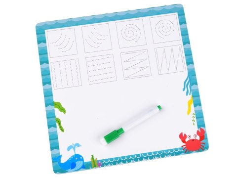 Układanka montessori drewniane kolorowe patyczki tablica zmazywalna ZA4686 Układanka montessori drewniane kolorowe patyczki tablica zmazywalna ZA4686