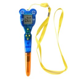 LEAN TOYS Gra Elektroniczna Z Długopisem 168w1 Smycz Pomarańczowo-Niebieska