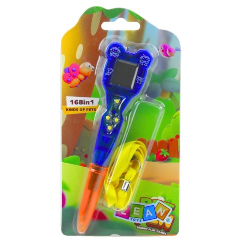 LEAN TOYS Gra Elektroniczna Z Długopisem 168w1 Smycz Pomarańczowo-Niebieska LEAN TOYS Gra Elektroniczna Z Długopisem 168w1 Smycz Pomarańczowo-Niebieska