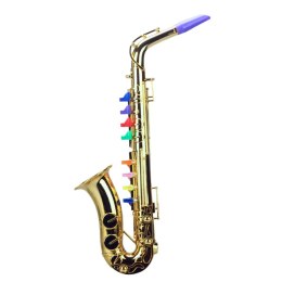 LEAN Toys Instrument Muzyczny Dla Dzieci Saksofon Zabawkowy Złoty