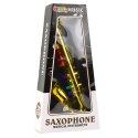 LEAN Toys Instrument Muzyczny Dla Dzieci Saksofon Zabawkowy Złoty