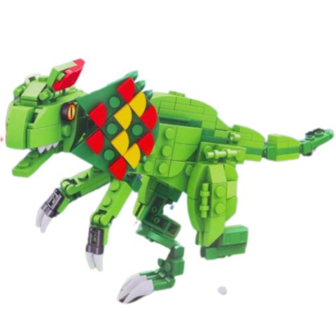 LEAN Toys Klocki Konstrukcyjne Dinozaur Dilophosaurus Zielony 269 el. LEAN Toys Klocki Konstrukcyjne Dinozaur Dilophosaurus Zielony 269 el.