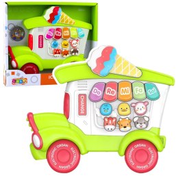 LEAN Toys Pianinko Elektryczne Edukacyjne Dla Malucha Lodziarnia Zielone