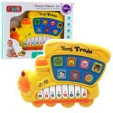 LEAN Toys Pianinko Elektryczne Edukacyjne Dla Malucha Lokomotywa Żółte