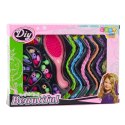 LEAN Toys Zestaw Pięknośći Warkocze Koraliki Do Włosów Kolorowe DIY