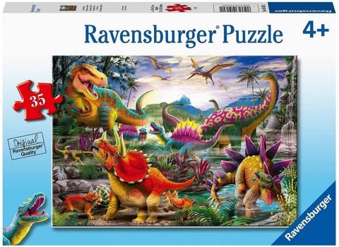 Puzzle 35 T-rex Dinozaury Puzzle 35 T-rex Dinozaury