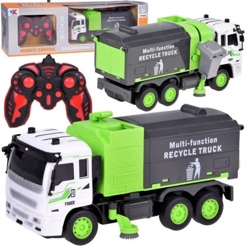 Auto Śmieciarka + światło Autko zdalnie sterowane pilotem RC0684 Auto Śmieciarka + światło Autko zdalnie sterowane pilotem RC0684