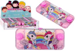 LEAN TOYS ﻿Gra Wodna Konsola Zręcznościowa Różowa Mini Jednorożce Pad Konsola