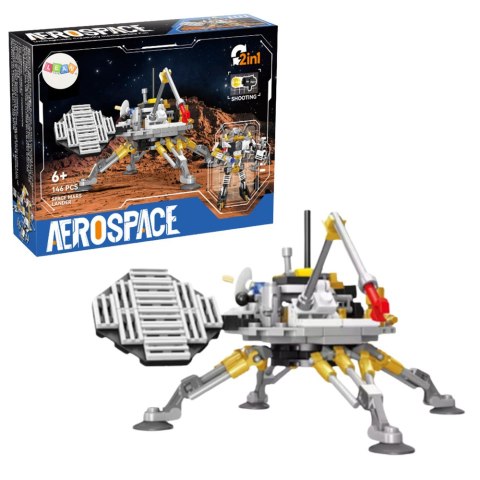 LEAN TOYS Klocki Konstrukcyjne Lądownik Marsjański Robot Kosmiczny 2w1 146 el. LEAN TOYS Klocki Konstrukcyjne Lądownik Marsjański Robot Kosmiczny 2w1 146 el.