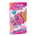 LEAN TOYS Zestaw Bransoletek DIY Zawieszki Litery 4 Bransoletki Regulowane