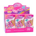 LEAN TOYS Zestaw Bransoletek DIY Zawieszki Litery 4 Bransoletki Regulowane