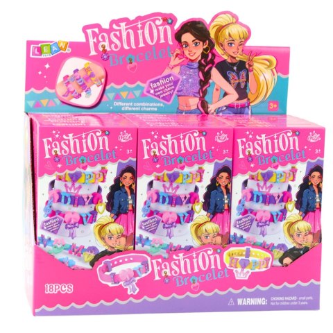 LEAN TOYS Zestaw Bransoletek DIY Zawieszki Wzory Litery 4 Bransoletki Regulowane LEAN TOYS Zestaw Bransoletek DIY Zawieszki Wzory Litery 4 Bransoletki Regulowane