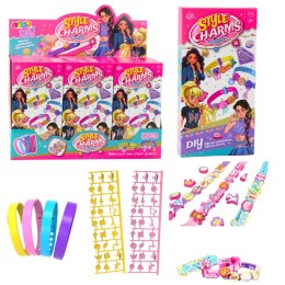 LEAN TOYS Zestaw Bransoletek DIY Zawieszki Zwierzątka 4 Bransoletki Regulowane