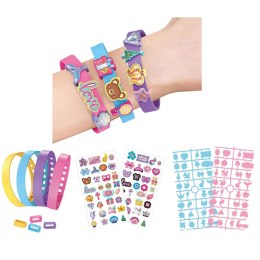 LEAN TOYS Zestaw Bransoletek DIY Zawieszki Zwierzątka 4 Bransoletki Regulowane
