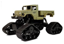 LEAN Toys Auto Pickup Terenowe 1:12 Zdalnie Sterowany R/C Gąsienice Żółte