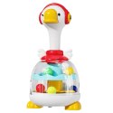 LEAN Toys Bączek Z Kuleczkami Zjeżdżalnia Dla Kulek Gęś Czerwona