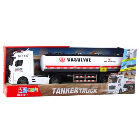 LEAN Toys Ciężarówka Cysterna Z Paliwem Funkcja Lania Wody Światła Dźwięki LEAN Toys Ciężarówka Cysterna Z Paliwem Funkcja Lania Wody Światła Dźwięki