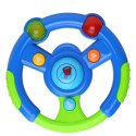 LEAN Toys Interaktywna Kierownica Dla Malucha Światła Dźwięki Zielono-Niebieska
