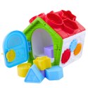 LEAN Toys Interaktywny Domek Edukacyjny Sorter Dla Malucha Zielony