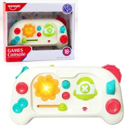 LEAN Toys Interaktywny Pad Konsola Dla Malucha 10 Aktywności Światła Dźwięki
