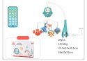 LEAN Toys Karuzela Do Łóżeczka Sterowana Pilotem Kołysanki Dźwięki Niebieska