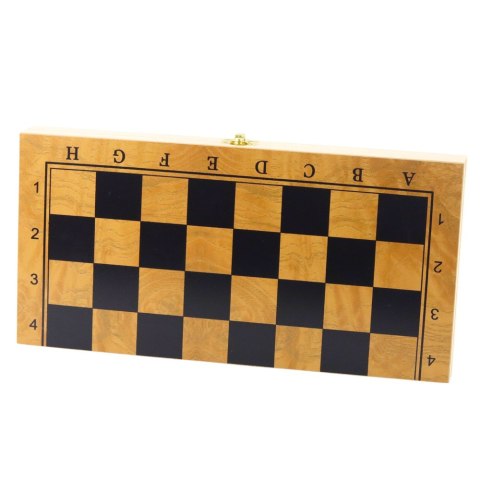 LEAN Toys Klasyczna Gra Logiczna 3w1 Szachy Warcaby Backgammon Drewniane LEAN Toys Klasyczna Gra Logiczna 3w1 Szachy Warcaby Backgammon Drewniane