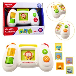 LEAN Toys Konsola Pad Interaktywny Edukacyjny Z Kartami Światła Dźwięki