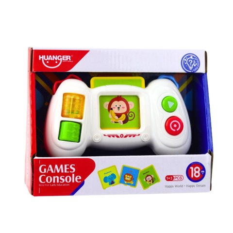 LEAN Toys Konsola Pad Interaktywny Edukacyjny Z Kartami Światła Dźwięki LEAN Toys Konsola Pad Interaktywny Edukacyjny Z Kartami Światła Dźwięki