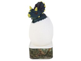 LEAN Toys Lampka Nocna LED Jajko Dinozaur Triceratops Mirco USB