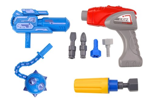 LEAN Toys Robot Do Skręcania Broń Wiertarka Śrubokręt Światła Dźwięk Żółty LEAN Toys Robot Do Skręcania Broń Wiertarka Śrubokręt Światła Dźwięk Żółty