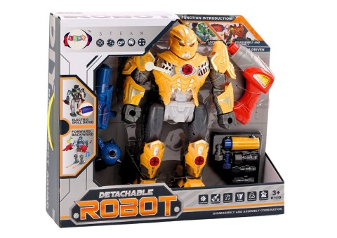 LEAN Toys Robot Do Skręcania Broń Wiertarka Śrubokręt Światła Dźwięk Żółty LEAN Toys Robot Do Skręcania Broń Wiertarka Śrubokręt Światła Dźwięk Żółty