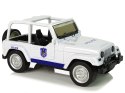LEAN Toys Samochód Terenowy Auto Policyjne Białe