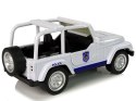 LEAN Toys Samochód Terenowy Auto Policyjne Białe