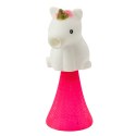 LEAN Toys Skaczący Jednorożec Na Sprężynie Pop Up Biały Różowy 10cm Mix