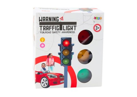 LEAN Toys Sygnalizator Świetlny Do Zabawy Edukacyjnej Światło Dźwięk LEAN Toys Sygnalizator Świetlny Do Zabawy Edukacyjnej Światło Dźwięk