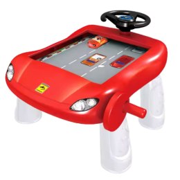 LEAN Toys Symulator Jazdy Manualny Stolik Edukacyjny Czerwony