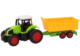 LEAN Toys Traktor Z Przyczepą Zdalnie Sterowany RC 1:16 Pilot Zielony