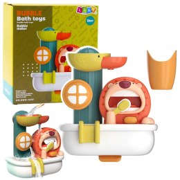 LEAN Toys Zabawka Do Kąpieli Maszynka Do Robienia Piany Lew Kaczka