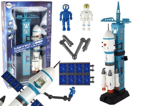 LEAN Toys Zabawka Misja Kosmiczna Rakieta Astronauci Wyrzutnia 15 Elementów LEAN Toys Zabawka Misja Kosmiczna Rakieta Astronauci Wyrzutnia 15 Elementów