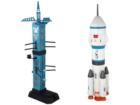 LEAN Toys Zabawka Misja Kosmiczna Rakieta Astronauci Wyrzutnia 15 Elementów LEAN Toys Zabawka Misja Kosmiczna Rakieta Astronauci Wyrzutnia 15 Elementów