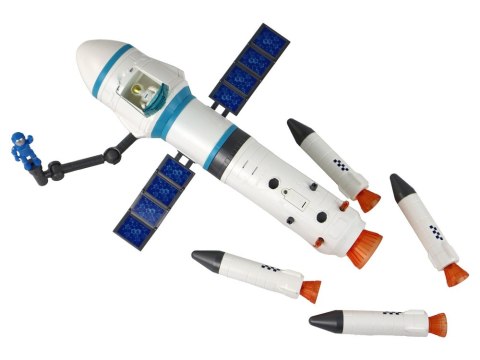 LEAN Toys Zabawka Misja Kosmiczna Rakieta Astronauci Wyrzutnia 15 Elementów LEAN Toys Zabawka Misja Kosmiczna Rakieta Astronauci Wyrzutnia 15 Elementów