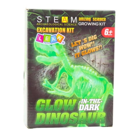 LEAN Toys Zestaw Archeologiczny Wykopaliska Fluorescencyjny Szkielet Narzędzia LEAN Toys Zestaw Archeologiczny Wykopaliska Fluorescencyjny Szkielet Narzędzia