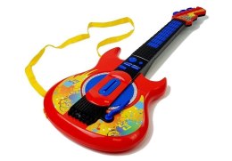 LEAN Toys Zestaw Muzyczny 3 w 1 Gitara Keyboard Mikrofon