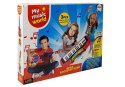 LEAN Toys Zestaw Muzyczny 3 w 1 Gitara Keyboard Mikrofon