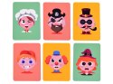 Puzzle magnetyczne Twarze wesołe buźki 55el nauka emocji ZA4409