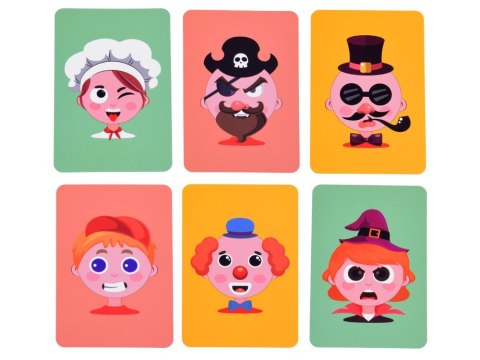 Puzzle magnetyczne Twarze wesołe buźki 55el nauka emocji ZA4409 Puzzle magnetyczne Twarze wesołe buźki 55el nauka emocji ZA4409