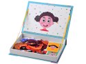 Puzzle magnetyczne Twarze wesołe buźki 55el nauka emocji ZA4409