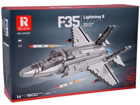 Klocki techniczne amerykański myśliwiec F-35 Lighting II 1600ele ZA5799 Klocki techniczne amerykański myśliwiec F-35 Lighting II 1600ele ZA5799
