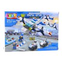 LEAN TOYS Zestaw Klocki Konstrukcyjne Helikopter Pojazdy 6w1 137 el.