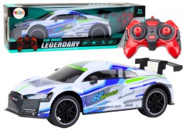 LEAN Toys Auto Sportowe Zdalnie Sterowane RC 1:10 25km/h Światła Biały